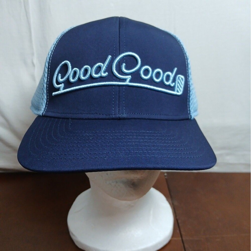 Good Good Hat Cap Mens Blue Adjustable Snap Back Golf Outdoor Casual NWT
